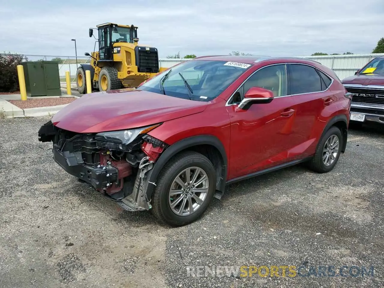 1 Photograph of a damaged car JTJDARDZ1L5015770 LEXUS NX 2020