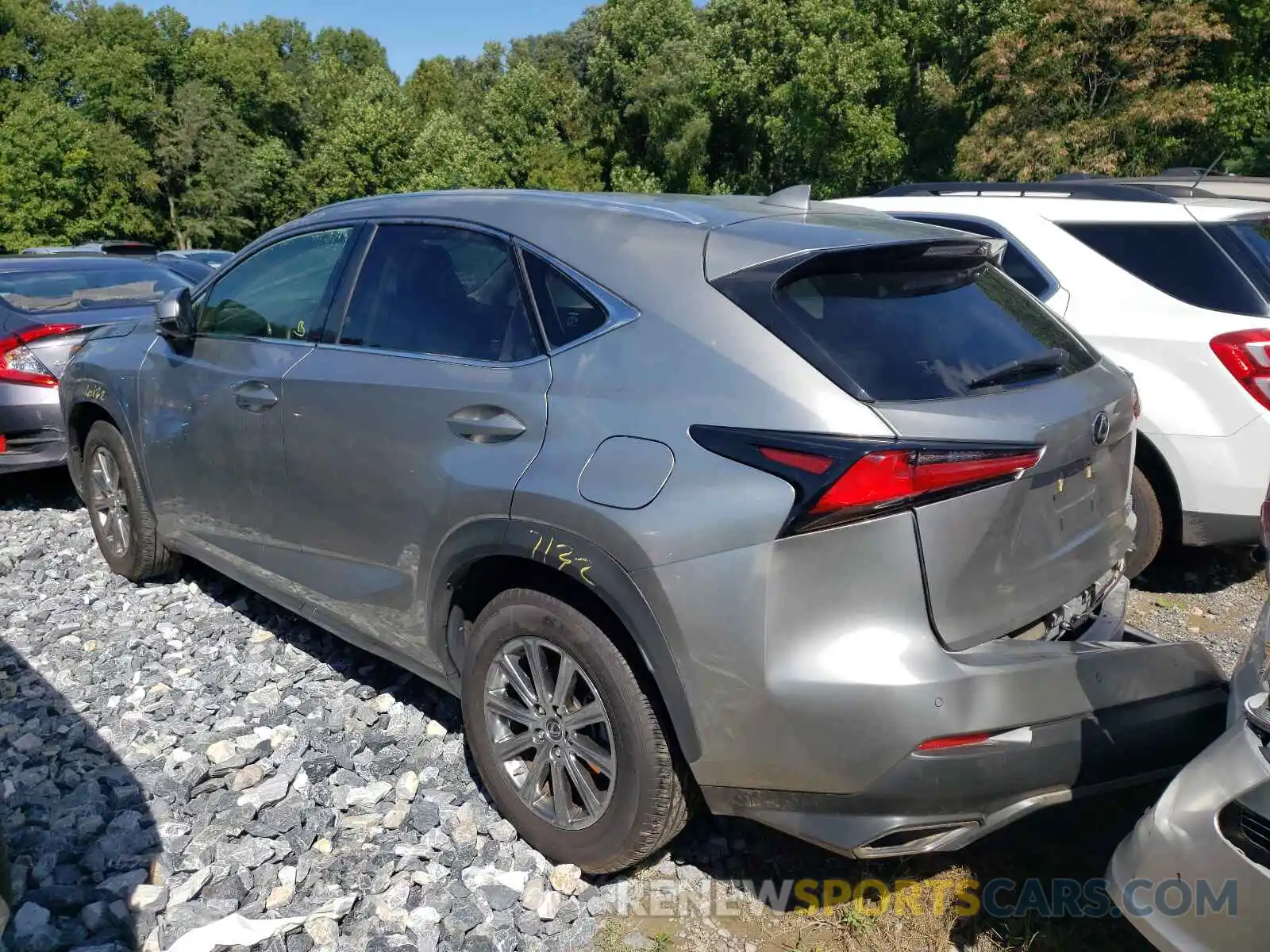 3 Photograph of a damaged car JTJDARDZ2L2220354 LEXUS NX 2020