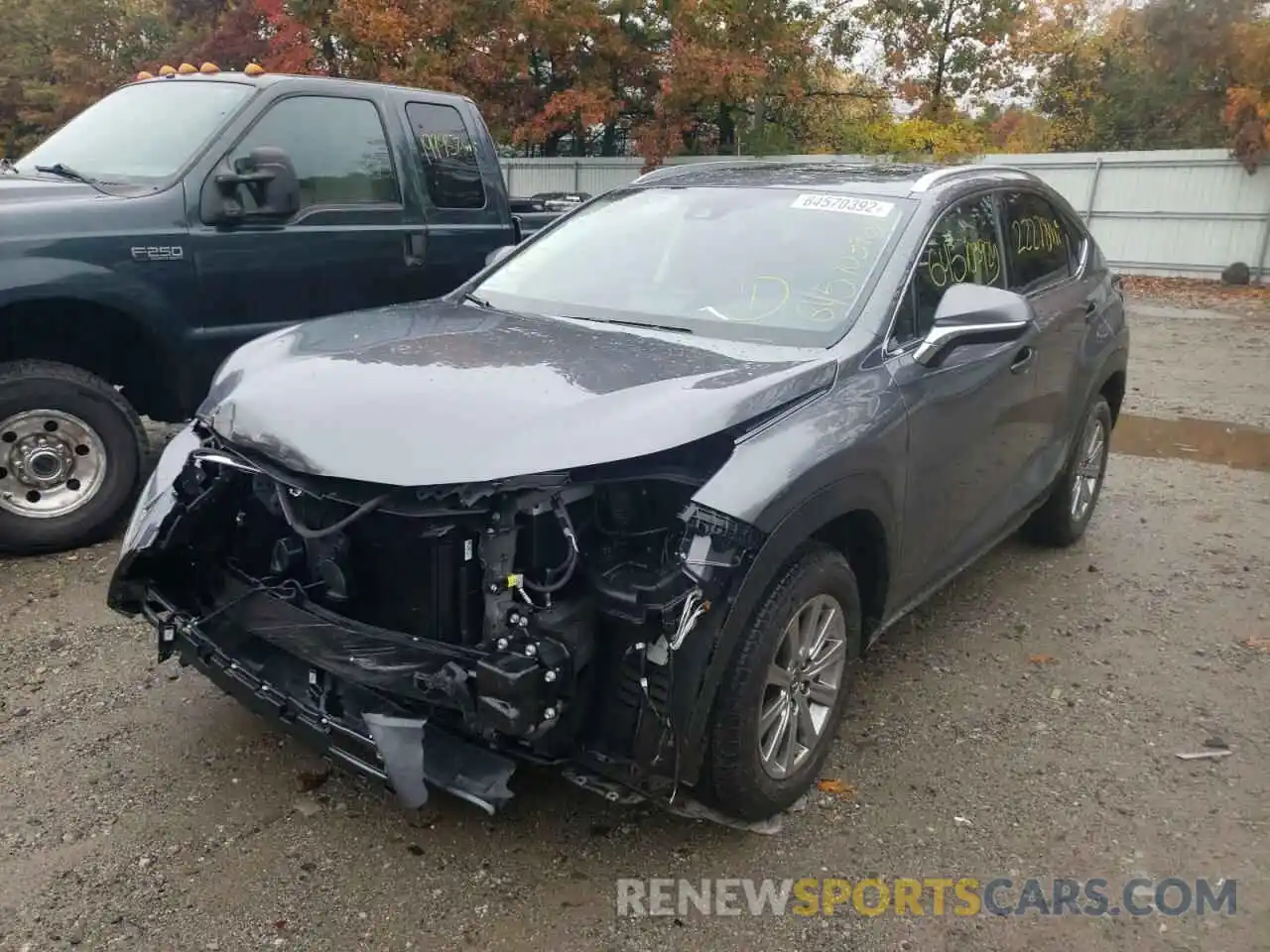 2 Photograph of a damaged car JTJDARDZ5L5011897 LEXUS NX 2020