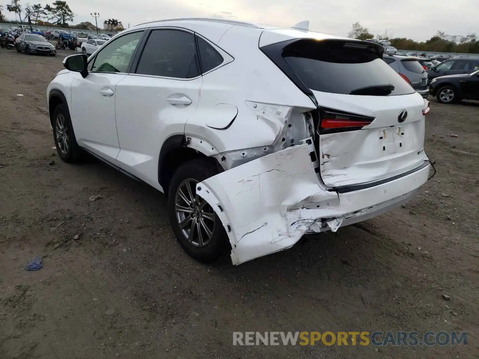 3 Photograph of a damaged car JTJDARDZ6L2218364 LEXUS NX 2020