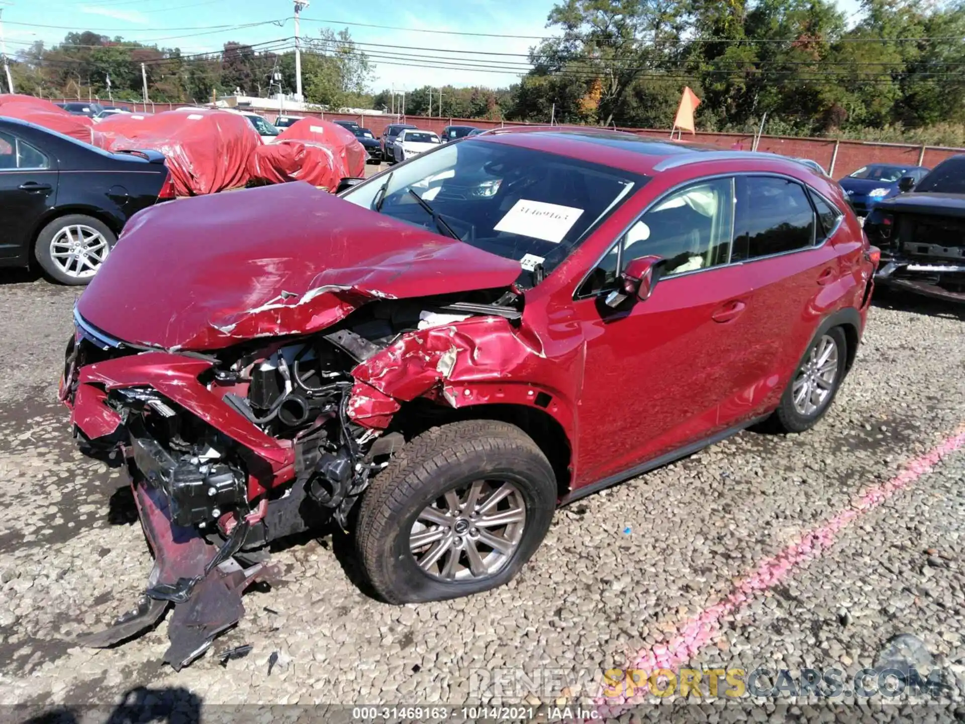 2 Photograph of a damaged car JTJDARDZ6L5009981 LEXUS NX 2020