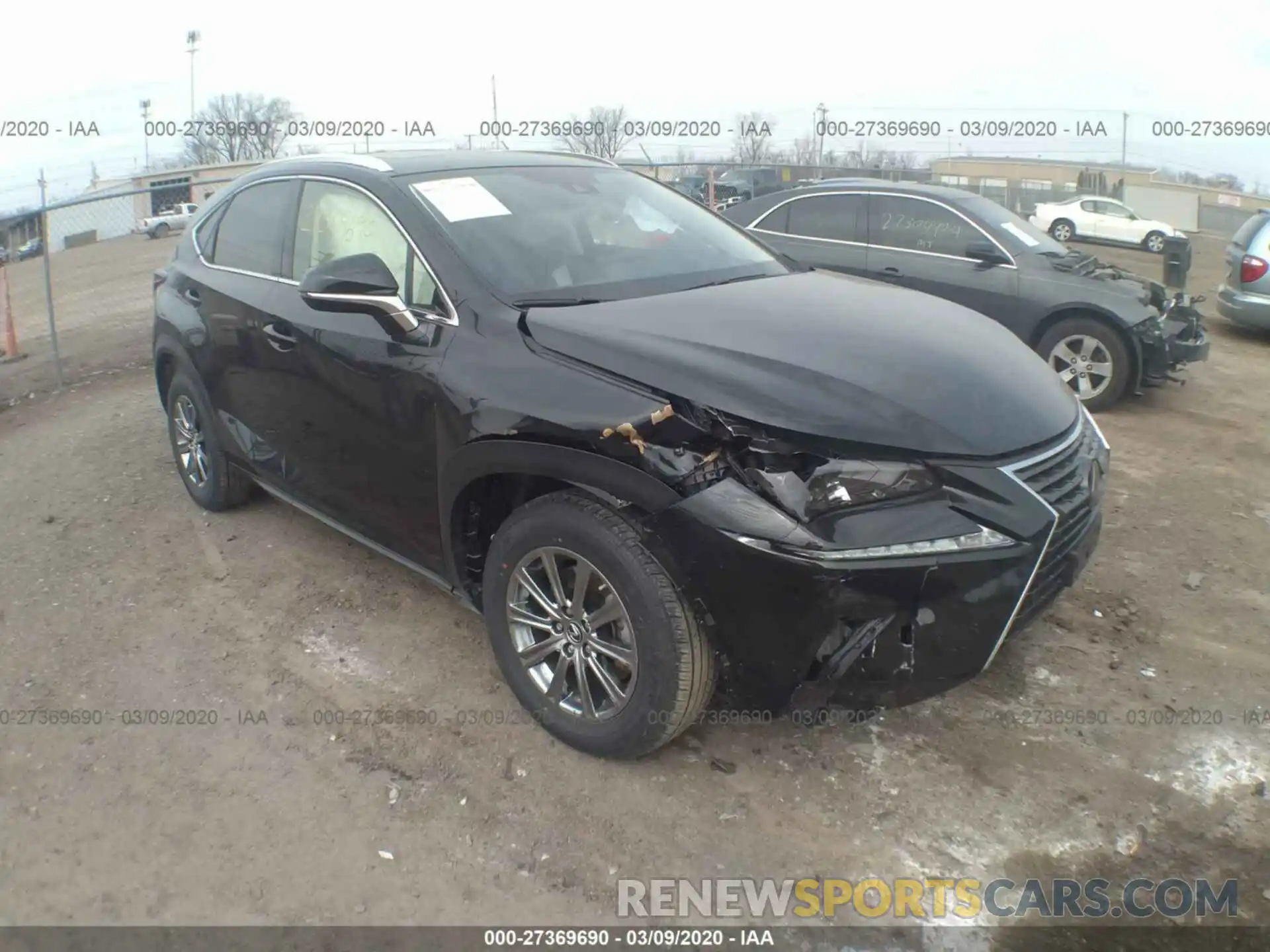 1 Photograph of a damaged car JTJDARDZ7L2223086 LEXUS NX 2020