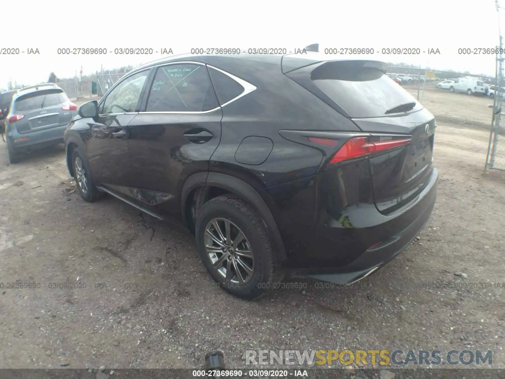 3 Photograph of a damaged car JTJDARDZ7L2223086 LEXUS NX 2020