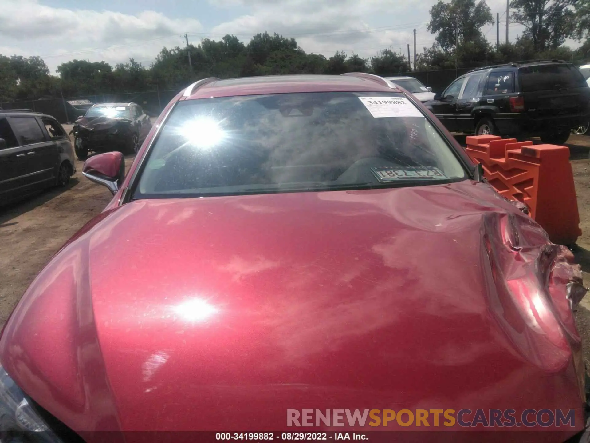 10 Photograph of a damaged car JTJDARDZ7L5016650 LEXUS NX 2020