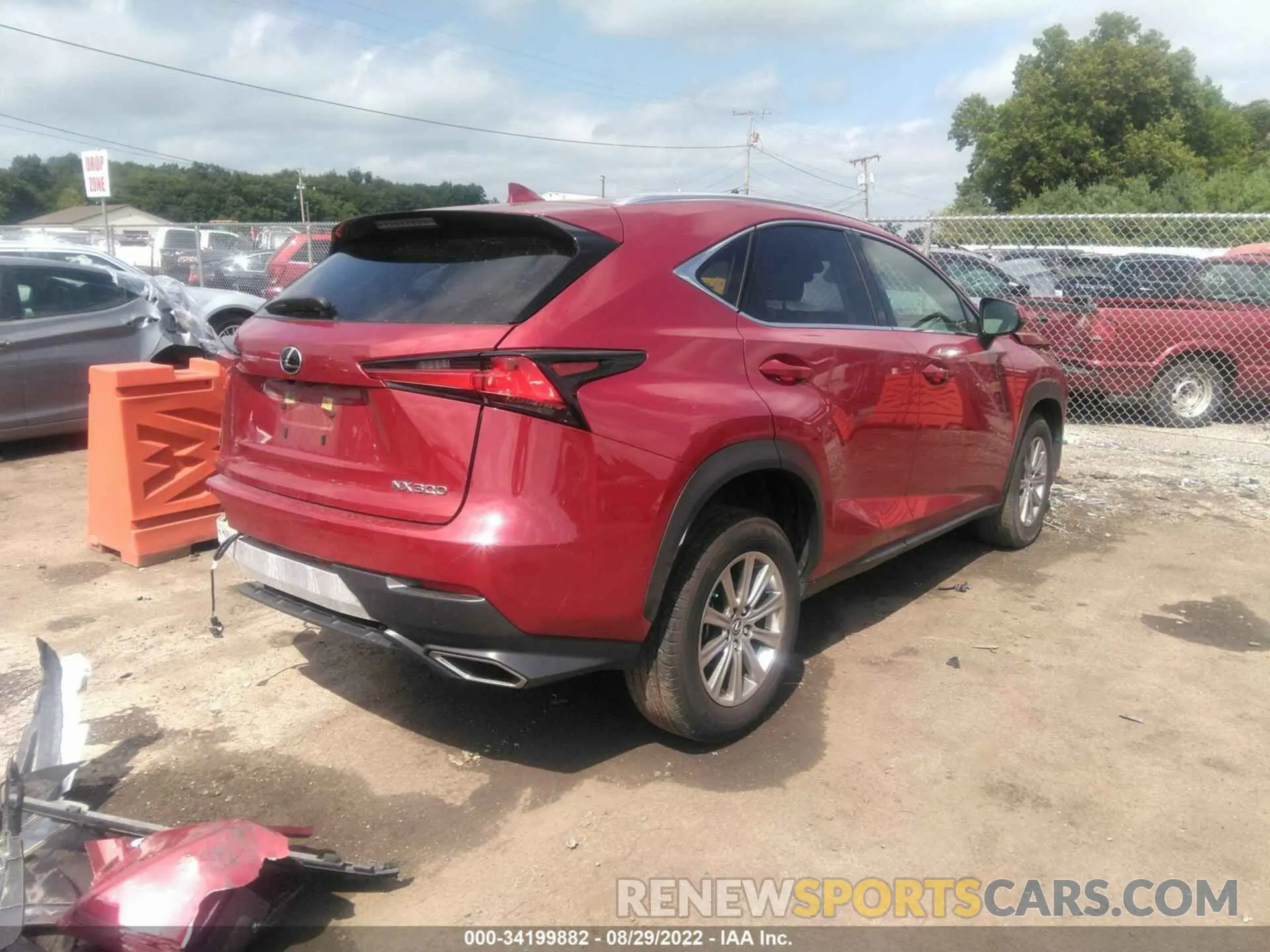 4 Photograph of a damaged car JTJDARDZ7L5016650 LEXUS NX 2020