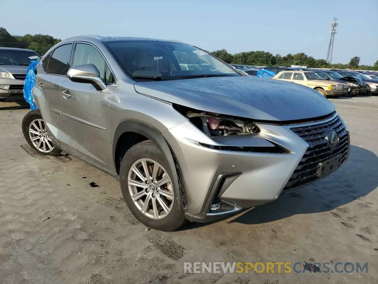 1 Photograph of a damaged car JTJDARDZ7L5016941 LEXUS NX 2020