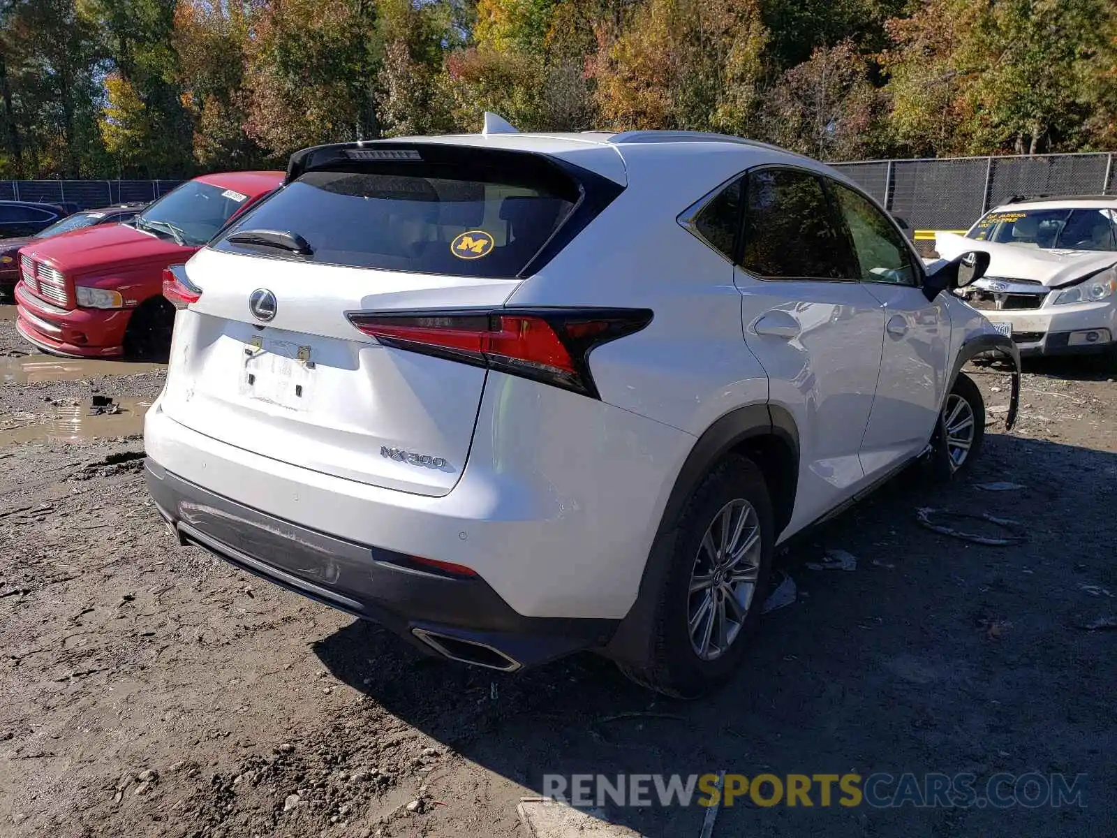 4 Photograph of a damaged car JTJDARDZ8L5000473 LEXUS NX 2020