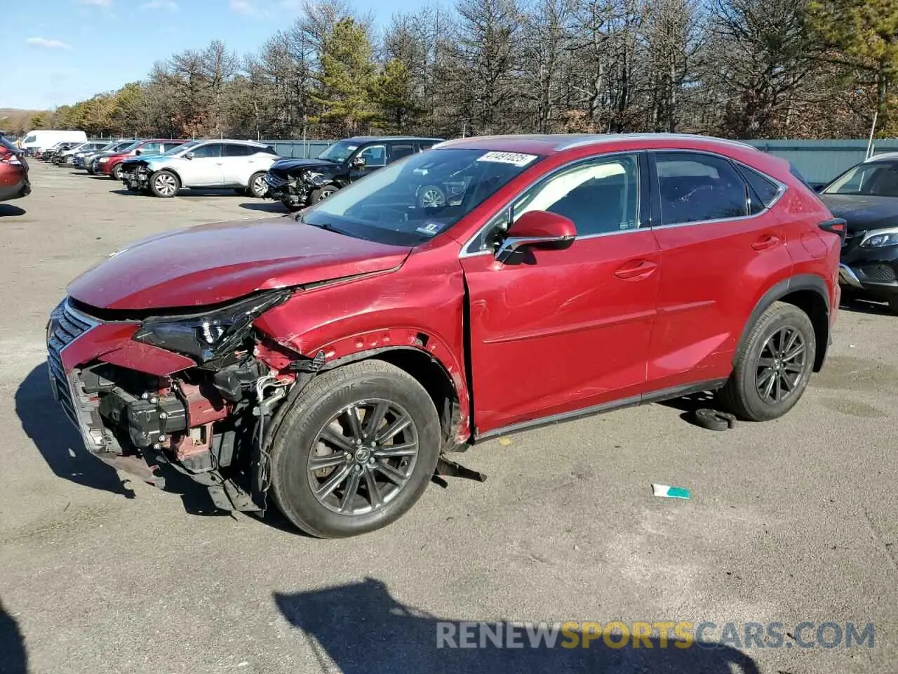 1 Photograph of a damaged car JTJDARDZ8L5003678 LEXUS NX 2020