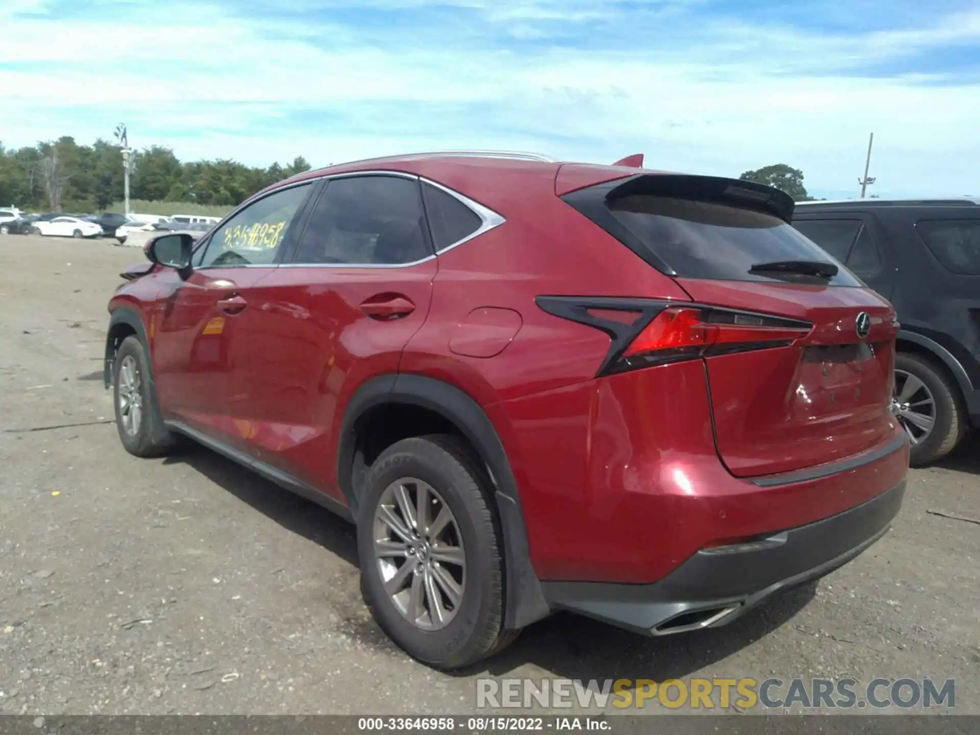 3 Photograph of a damaged car JTJDARDZ8L5007536 LEXUS NX 2020