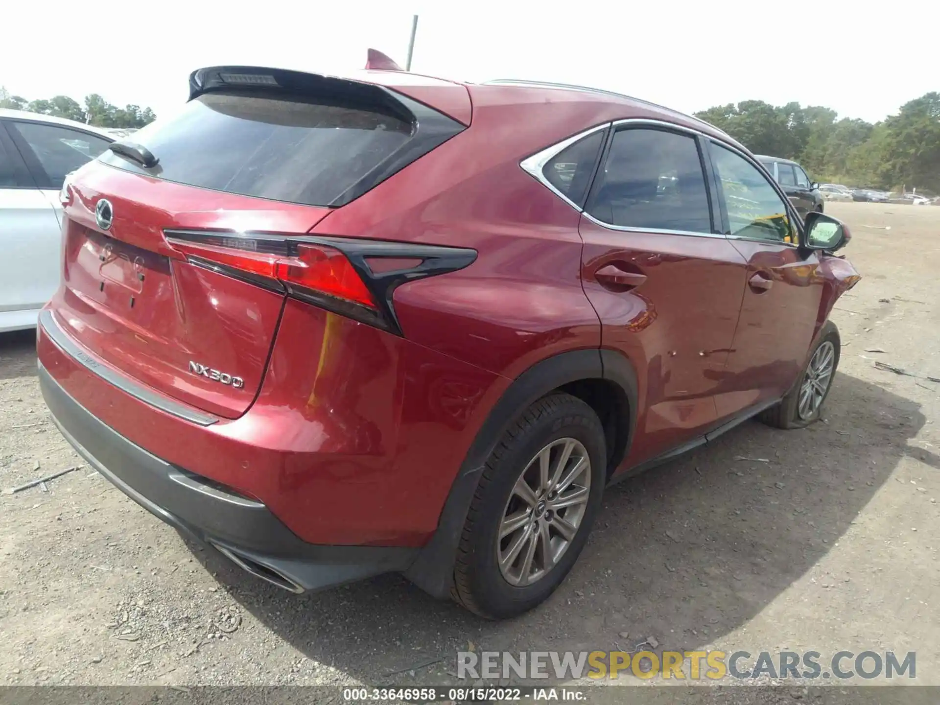 4 Photograph of a damaged car JTJDARDZ8L5007536 LEXUS NX 2020