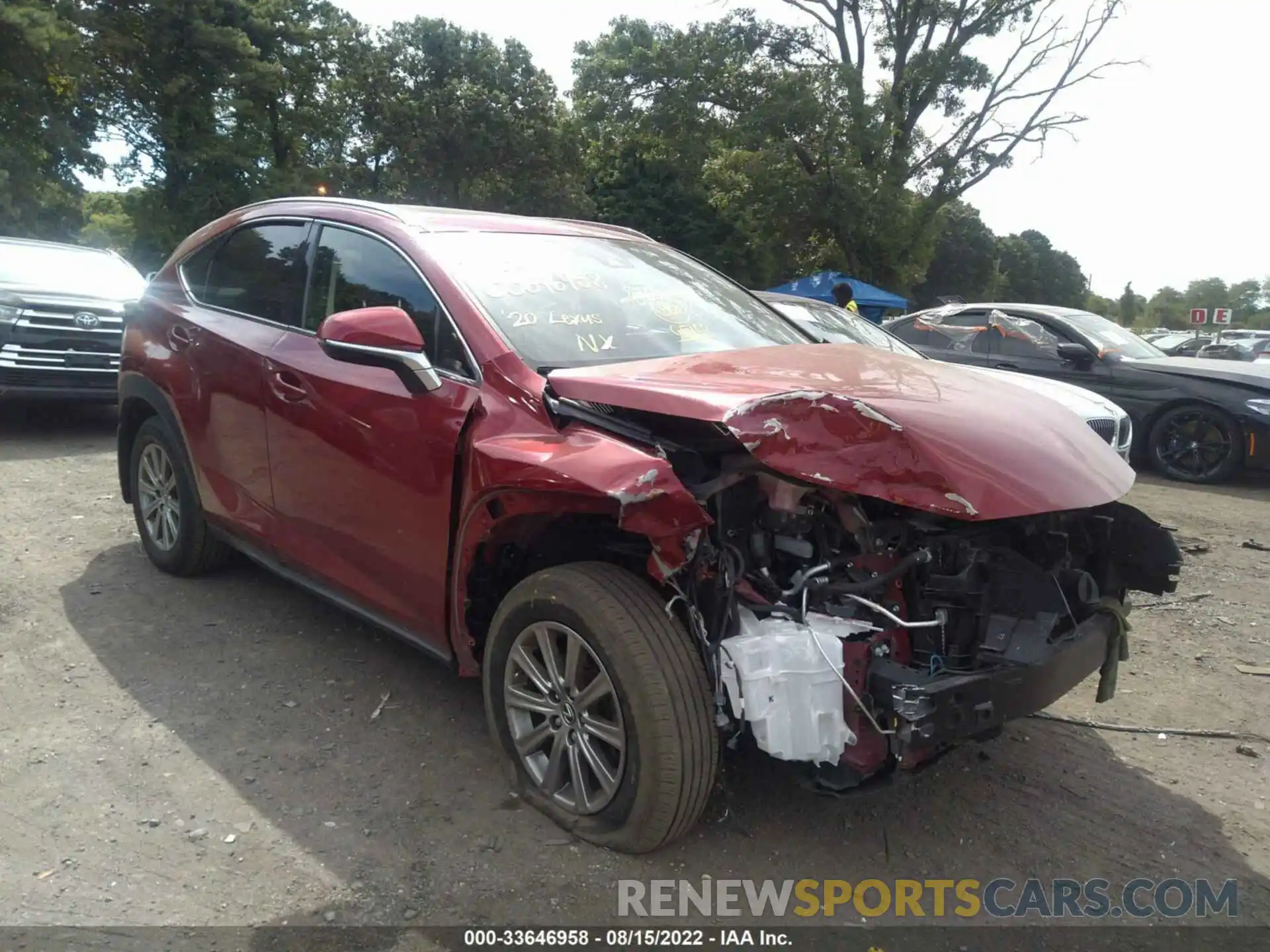 6 Photograph of a damaged car JTJDARDZ8L5007536 LEXUS NX 2020