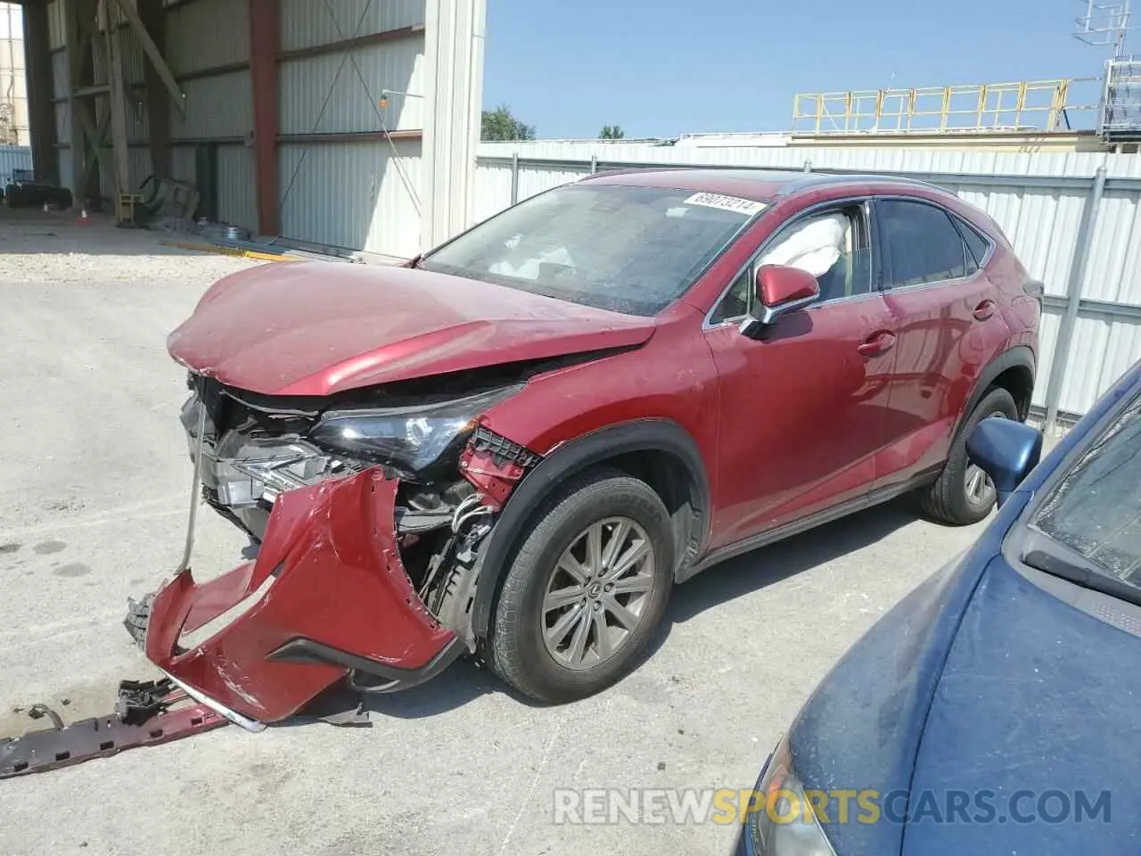 1 Photograph of a damaged car JTJDARDZ8L5009271 LEXUS NX 2020