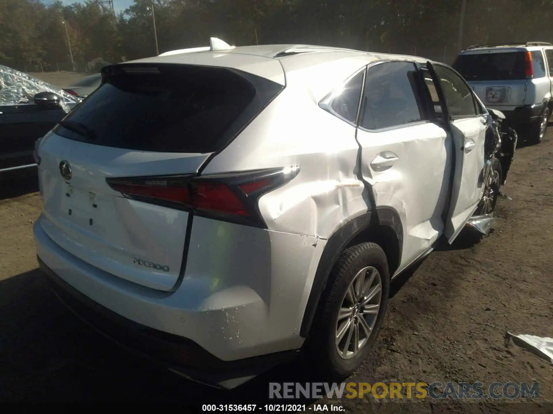 4 Photograph of a damaged car JTJDARDZ9L5002412 LEXUS NX 2020