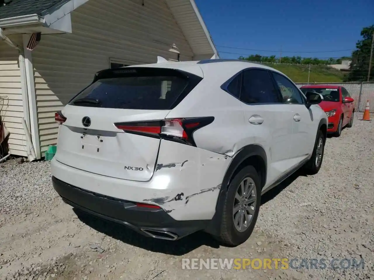 4 Photograph of a damaged car JTJDARDZ9L5007805 LEXUS NX 2020