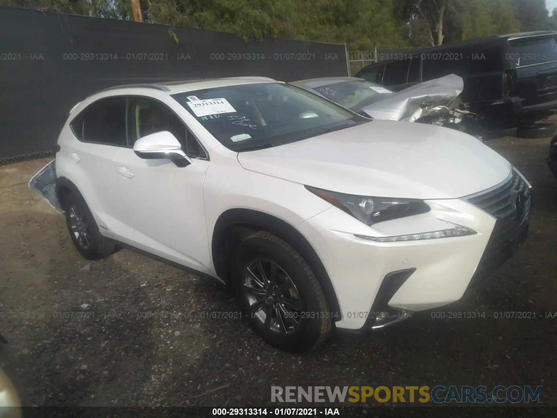 1 Photograph of a damaged car JTJDJRDZ0L2127672 LEXUS NX 2020