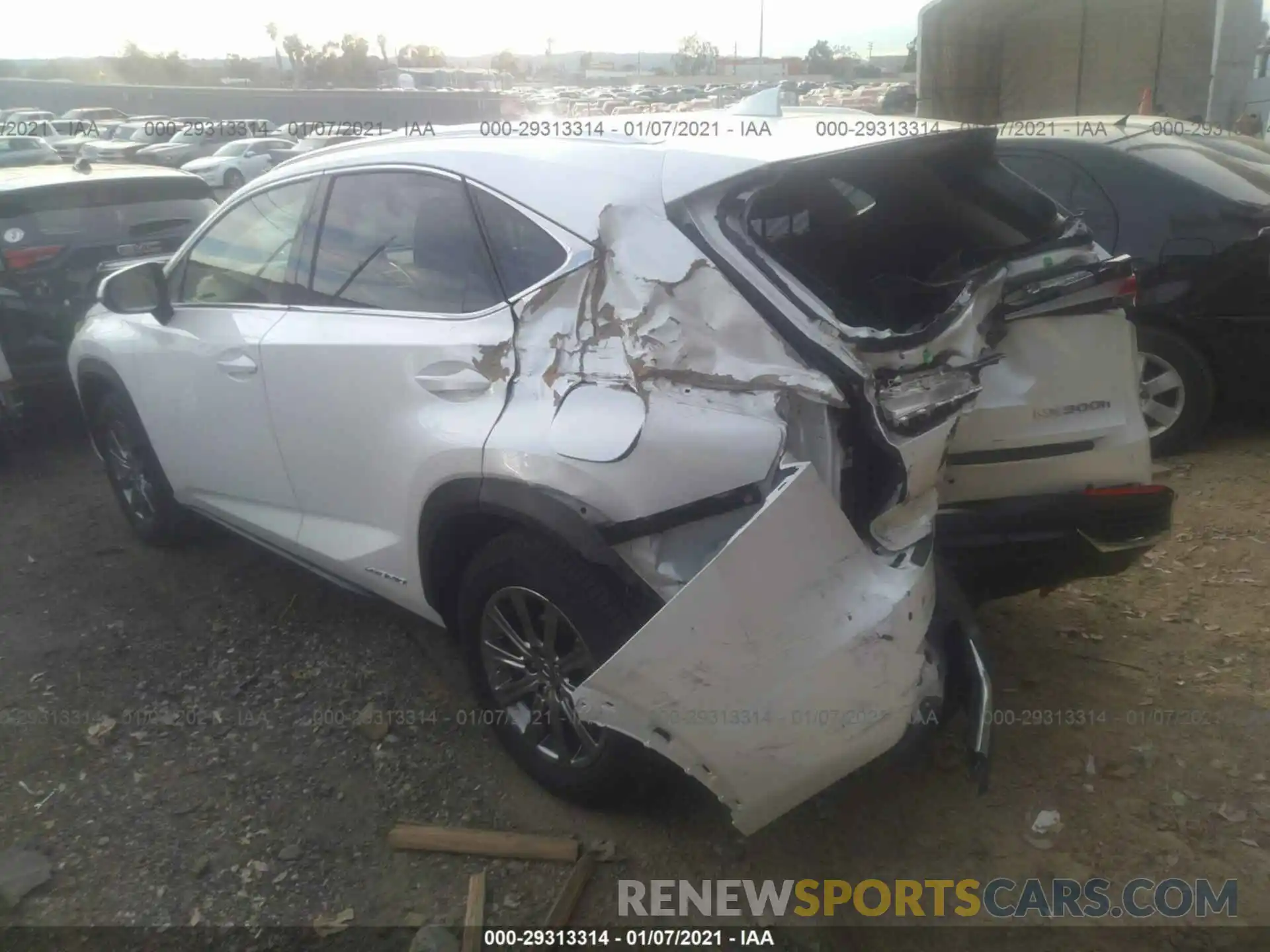 3 Photograph of a damaged car JTJDJRDZ0L2127672 LEXUS NX 2020