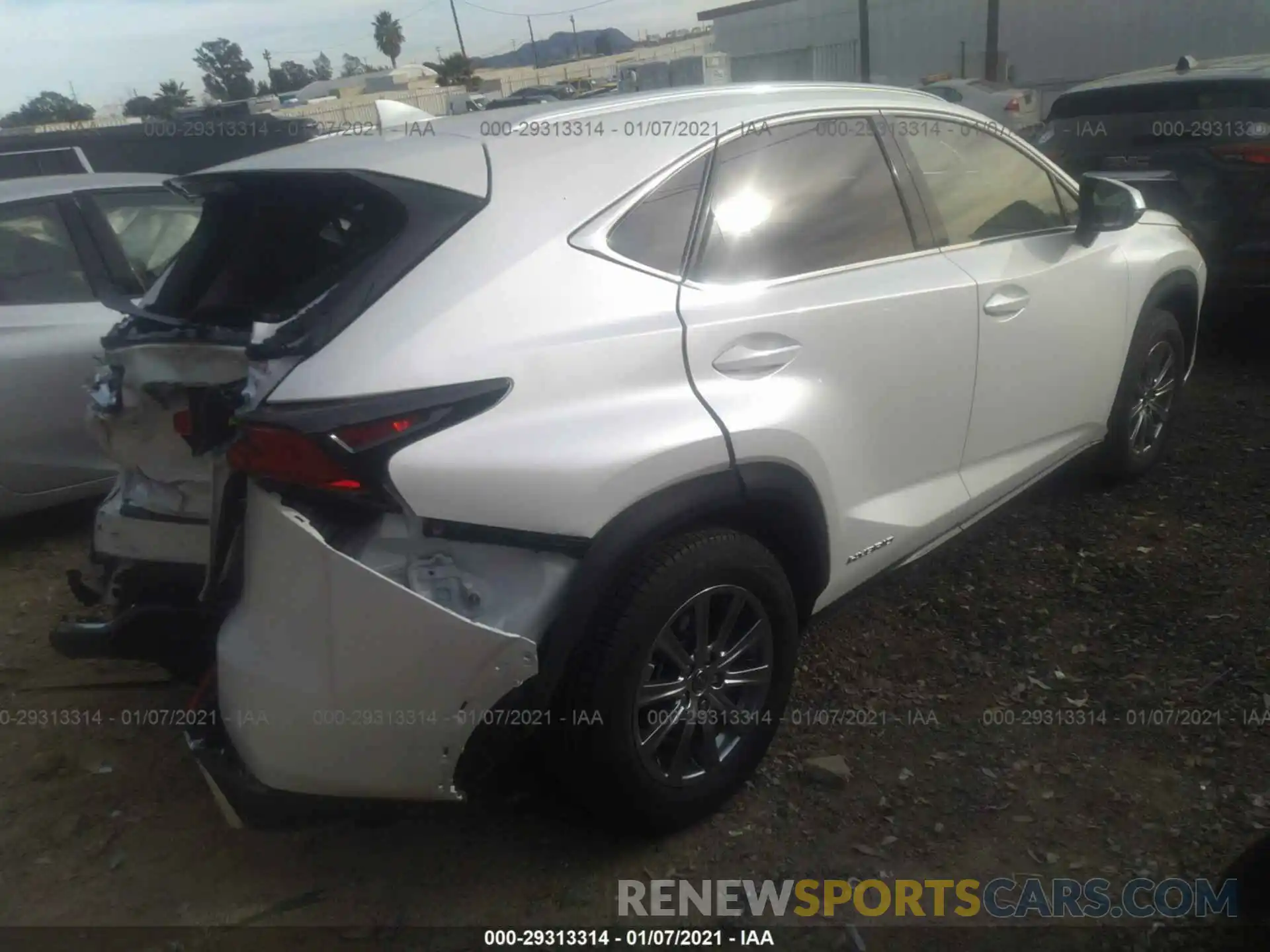 4 Photograph of a damaged car JTJDJRDZ0L2127672 LEXUS NX 2020