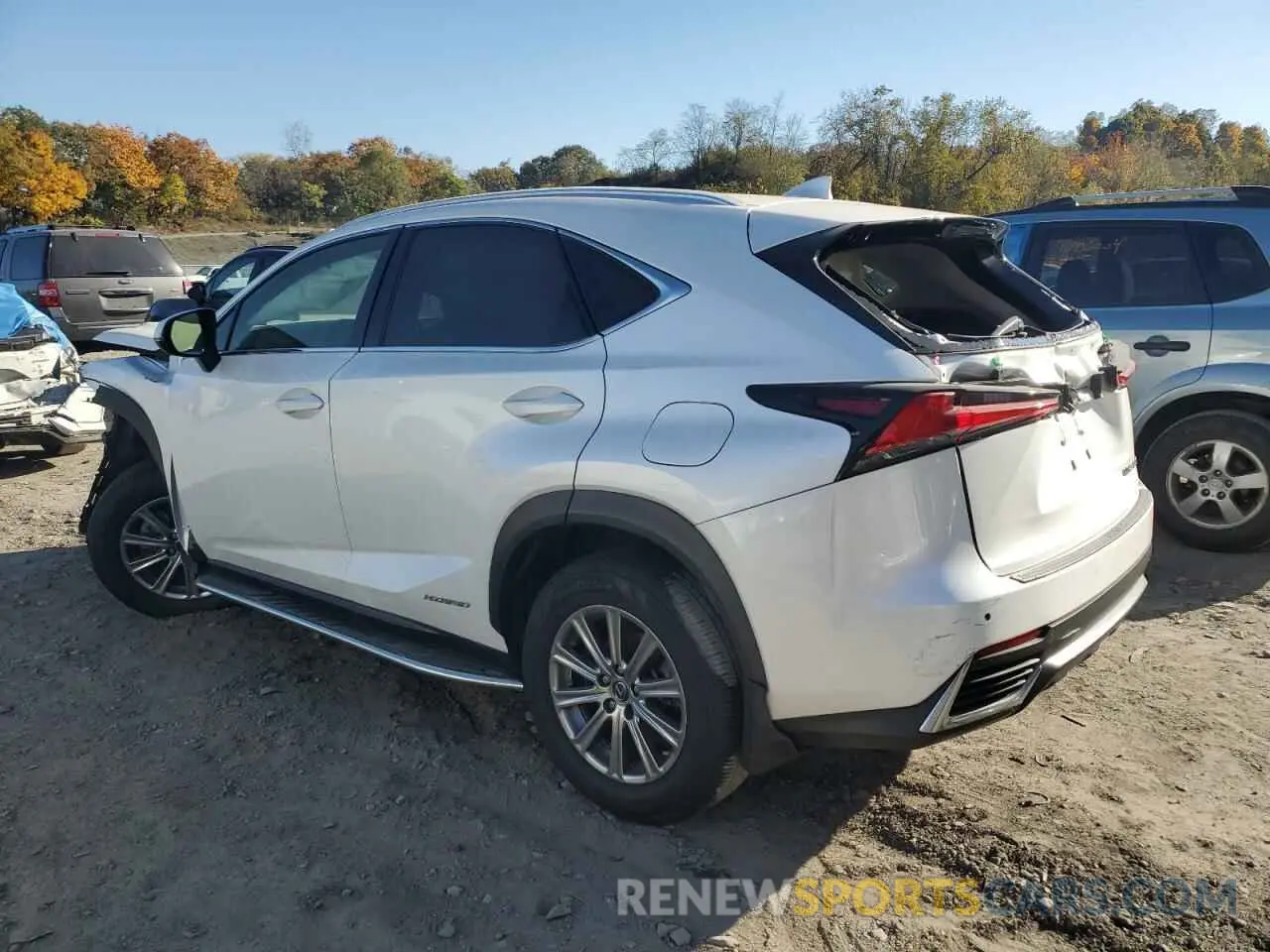 2 Photograph of a damaged car JTJDJRDZ3L2145440 LEXUS NX 2020
