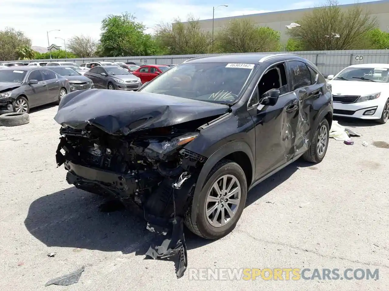 2 Photograph of a damaged car JTJDJRDZ4L2128758 LEXUS NX 2020