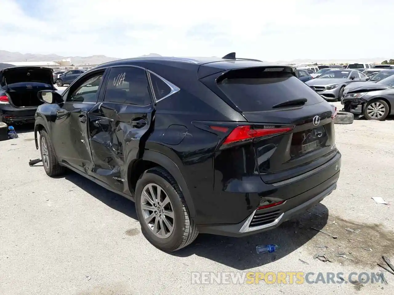 3 Photograph of a damaged car JTJDJRDZ4L2128758 LEXUS NX 2020