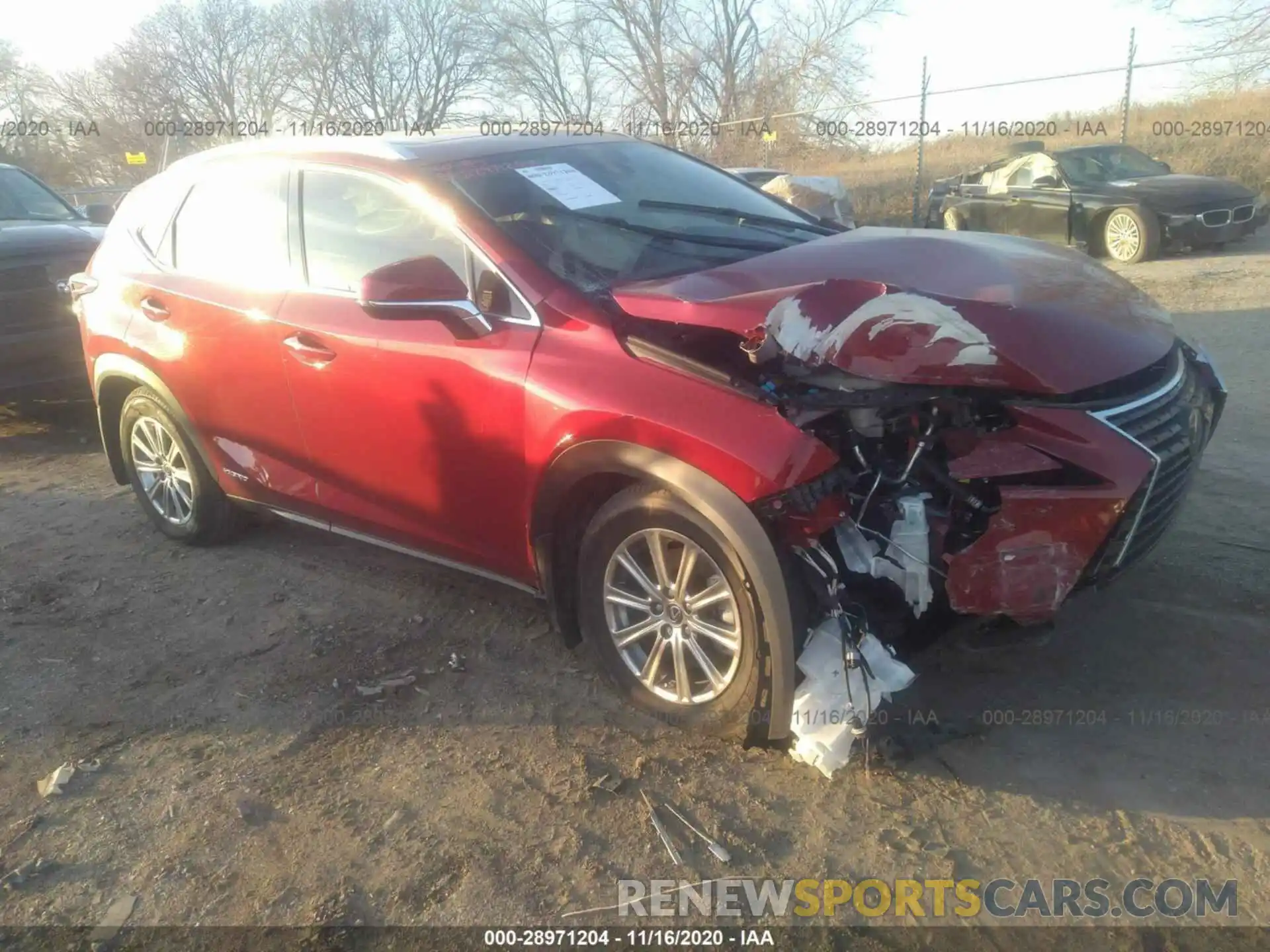 1 Photograph of a damaged car JTJDJRDZ5L5010250 LEXUS NX 2020