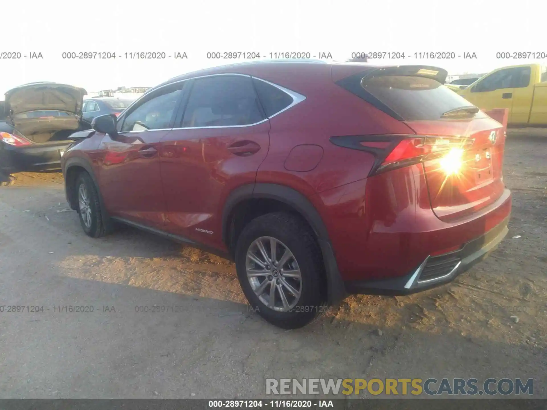 3 Photograph of a damaged car JTJDJRDZ5L5010250 LEXUS NX 2020