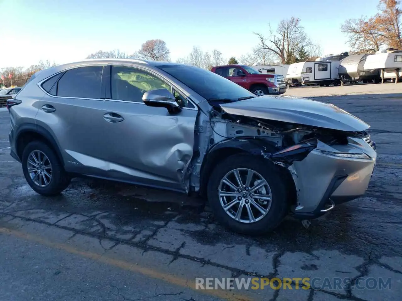 4 Photograph of a damaged car JTJDJRDZ7L2129404 LEXUS NX 2020