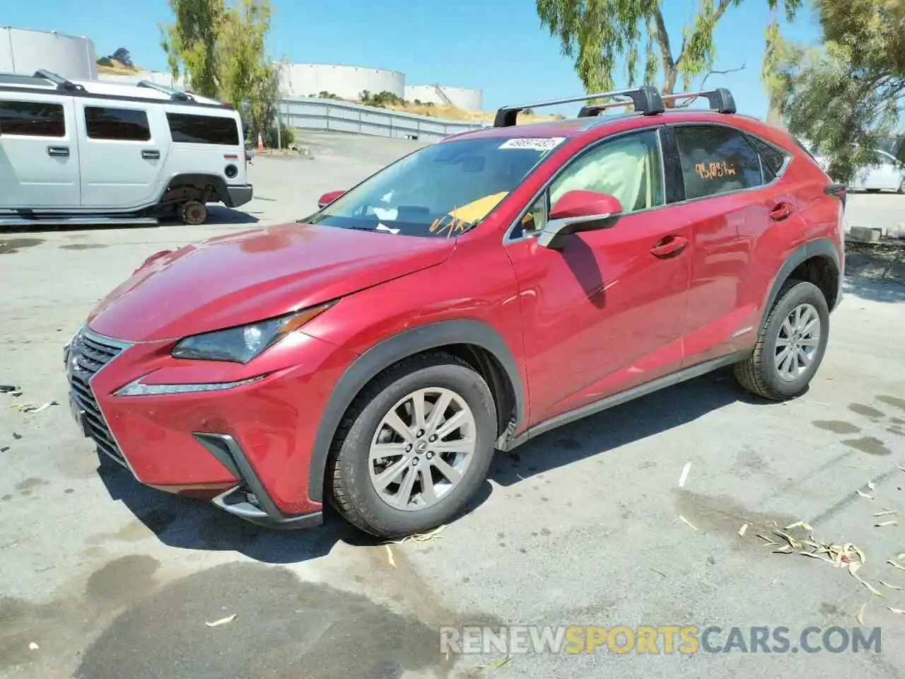 2 Photograph of a damaged car JTJDJRDZ9L5004354 LEXUS NX 2020