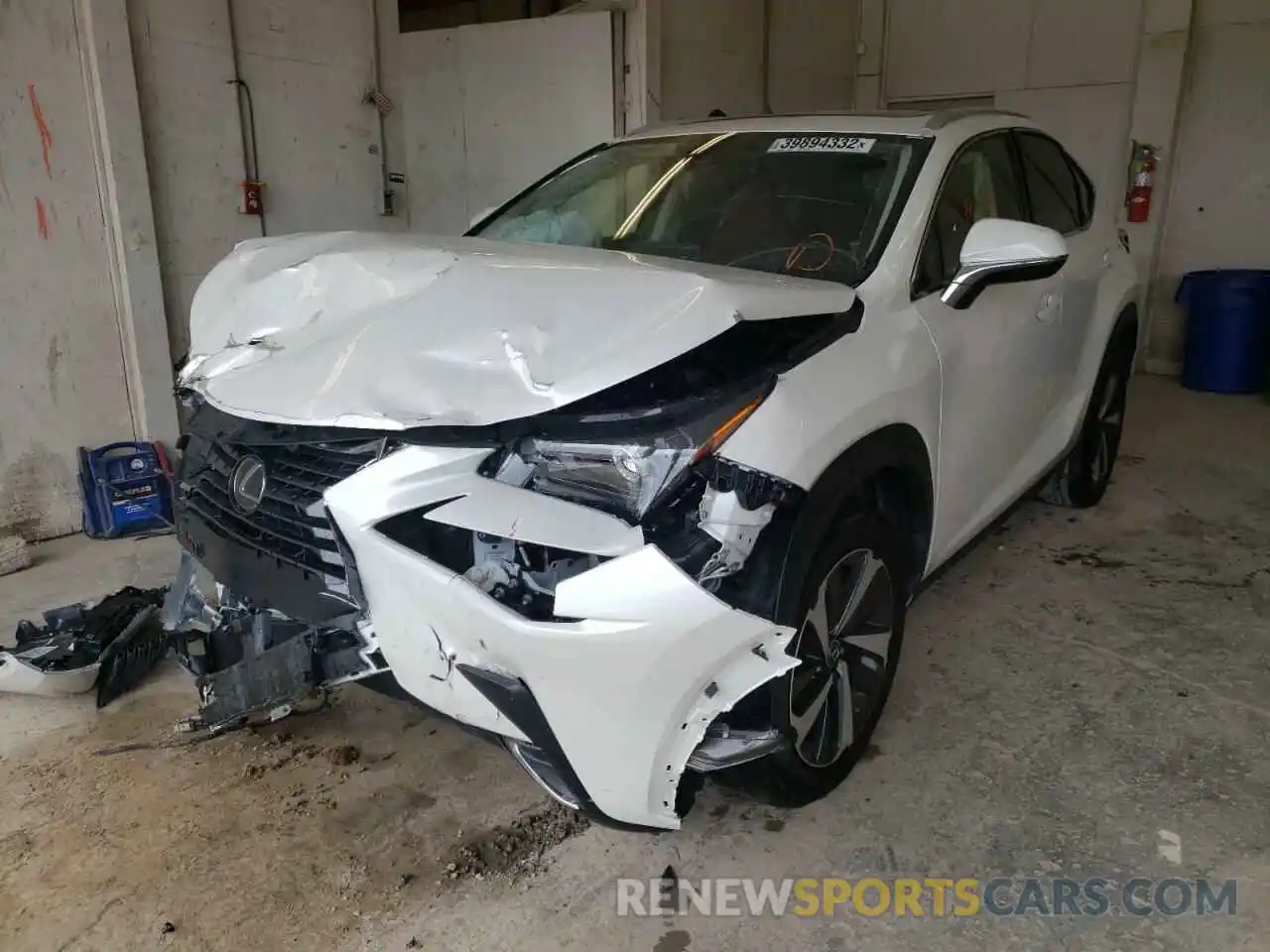 2 Photograph of a damaged car JTJGARBZ0L5016215 LEXUS NX 2020