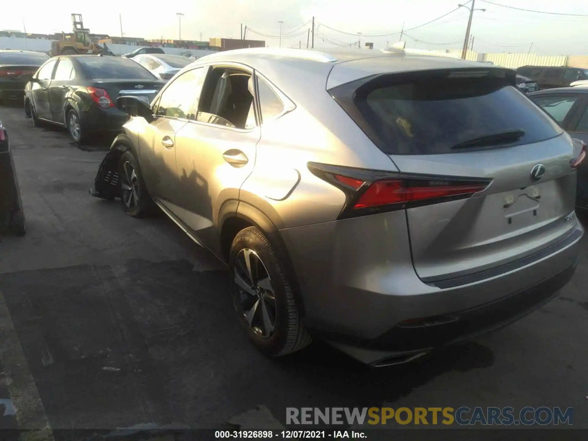 3 Photograph of a damaged car JTJGARBZ1L5004395 LEXUS NX 2020