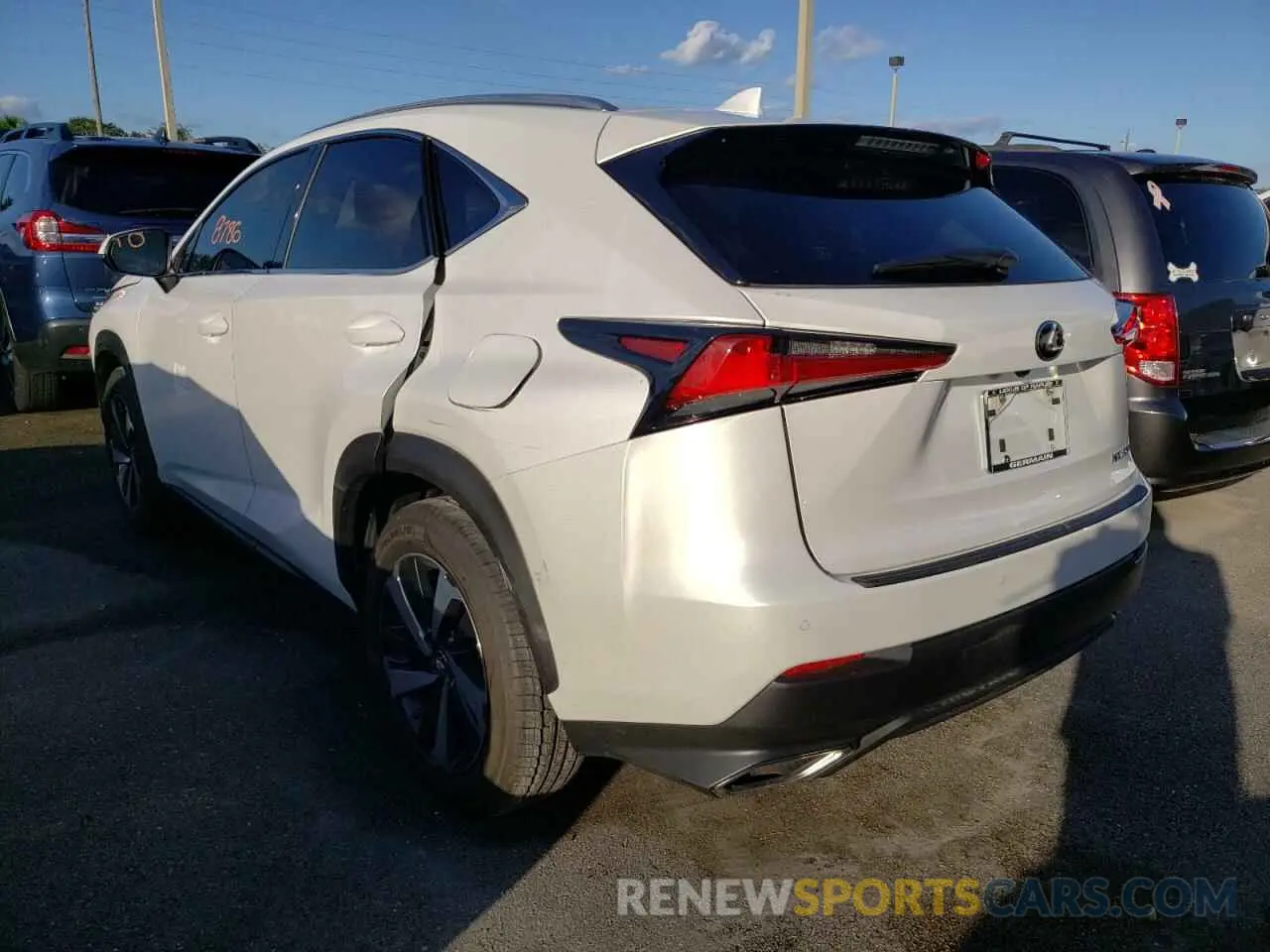 3 Photograph of a damaged car JTJGARBZ1L5014747 LEXUS NX 2020