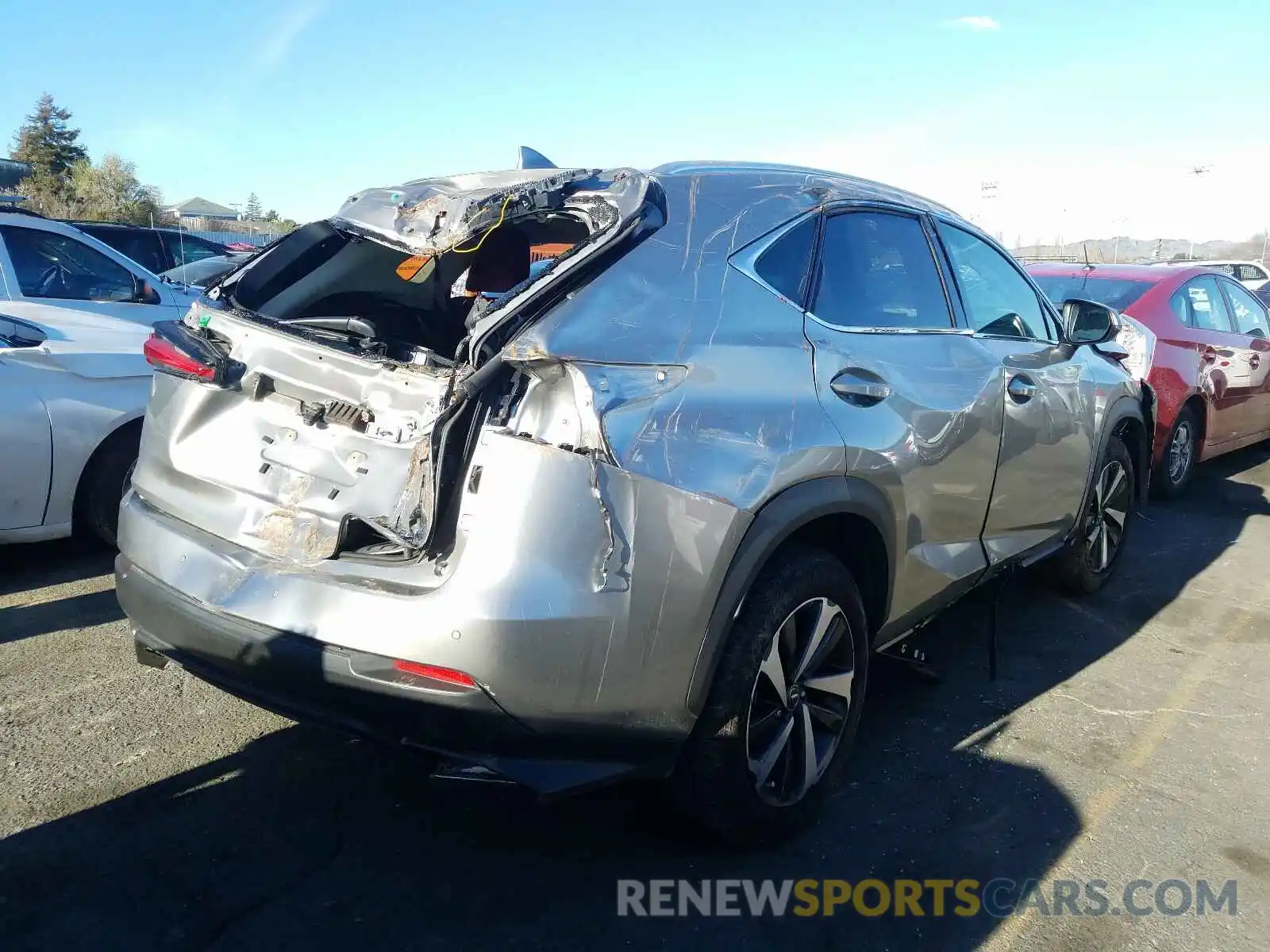 4 Photograph of a damaged car JTJGARBZ2L2166425 LEXUS NX 2020