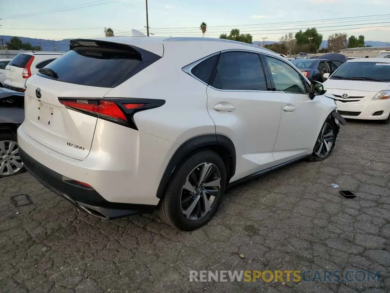 3 Photograph of a damaged car JTJGARBZ2L5019388 LEXUS NX 2020