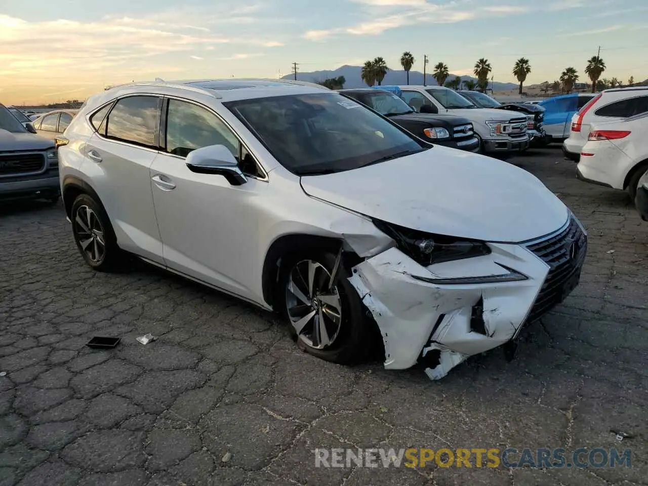 4 Photograph of a damaged car JTJGARBZ2L5019388 LEXUS NX 2020