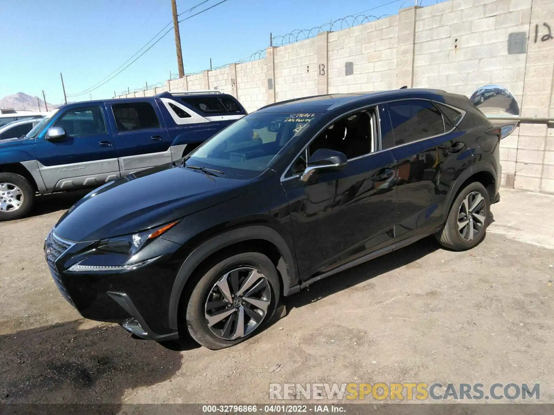 2 Photograph of a damaged car JTJGARBZ3L2177675 LEXUS NX 2020