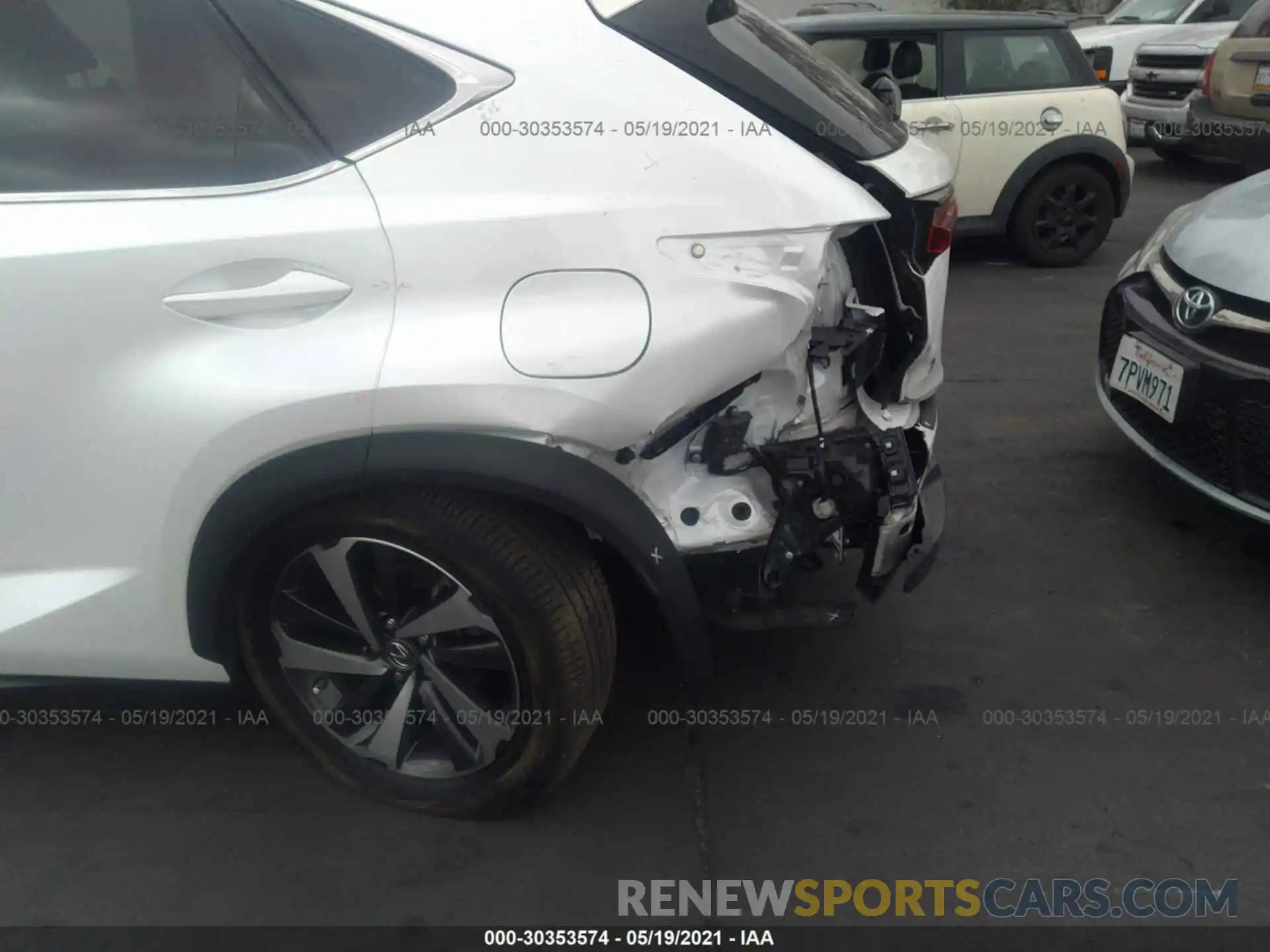 12 Photograph of a damaged car JTJGARBZ3L5007198 LEXUS NX 2020