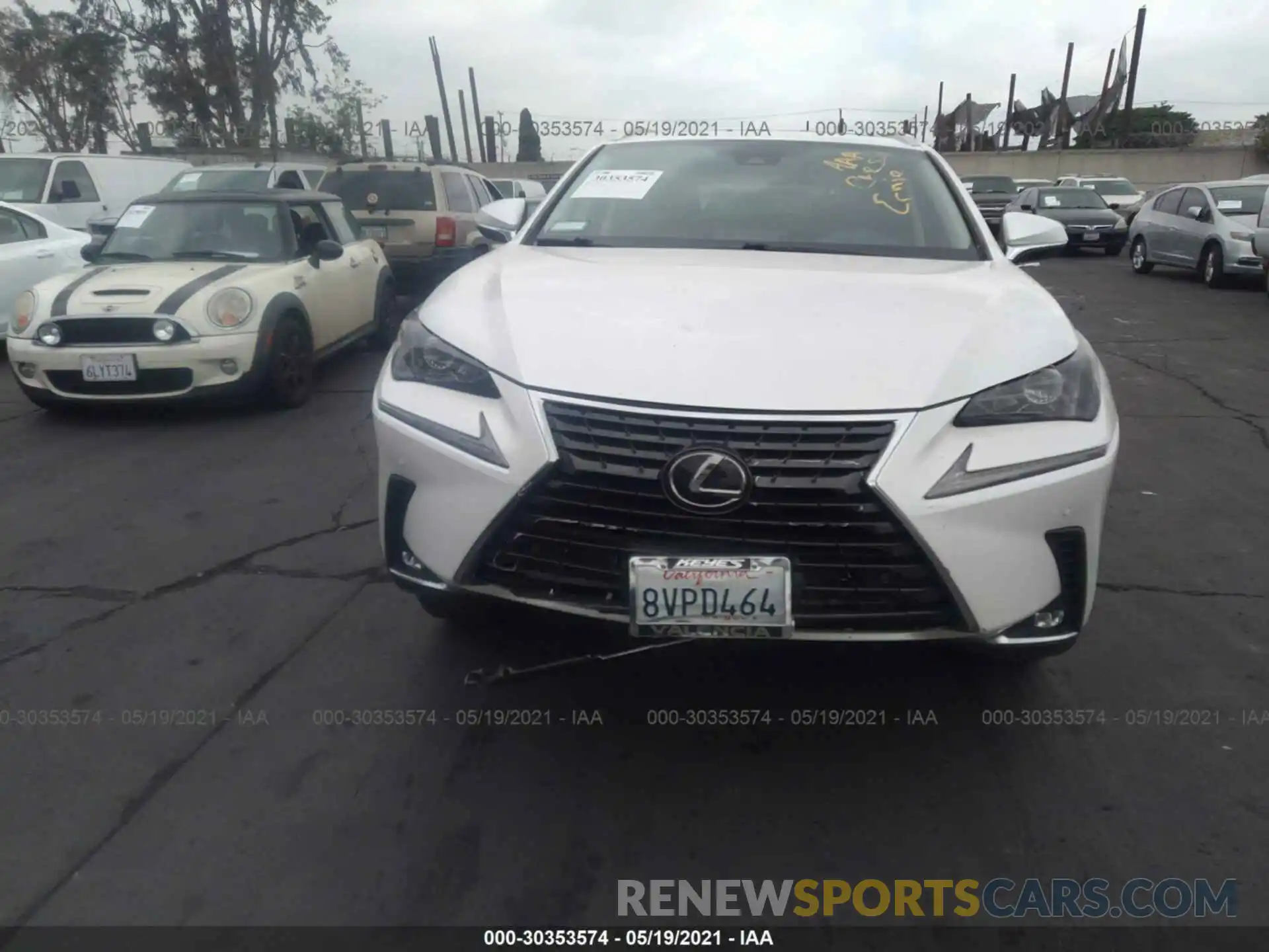 5 Photograph of a damaged car JTJGARBZ3L5007198 LEXUS NX 2020