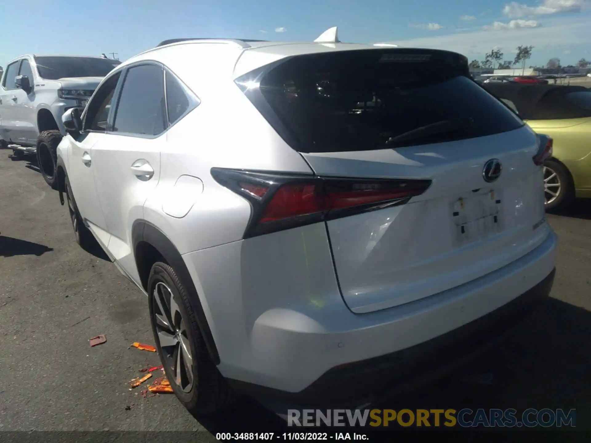 3 Photograph of a damaged car JTJGARBZ4L2177412 LEXUS NX 2020