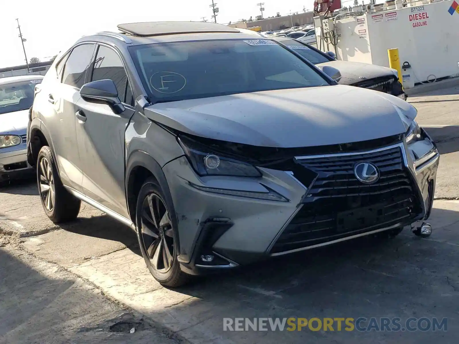 1 Photograph of a damaged car JTJGARBZ4L2178091 LEXUS NX 2020