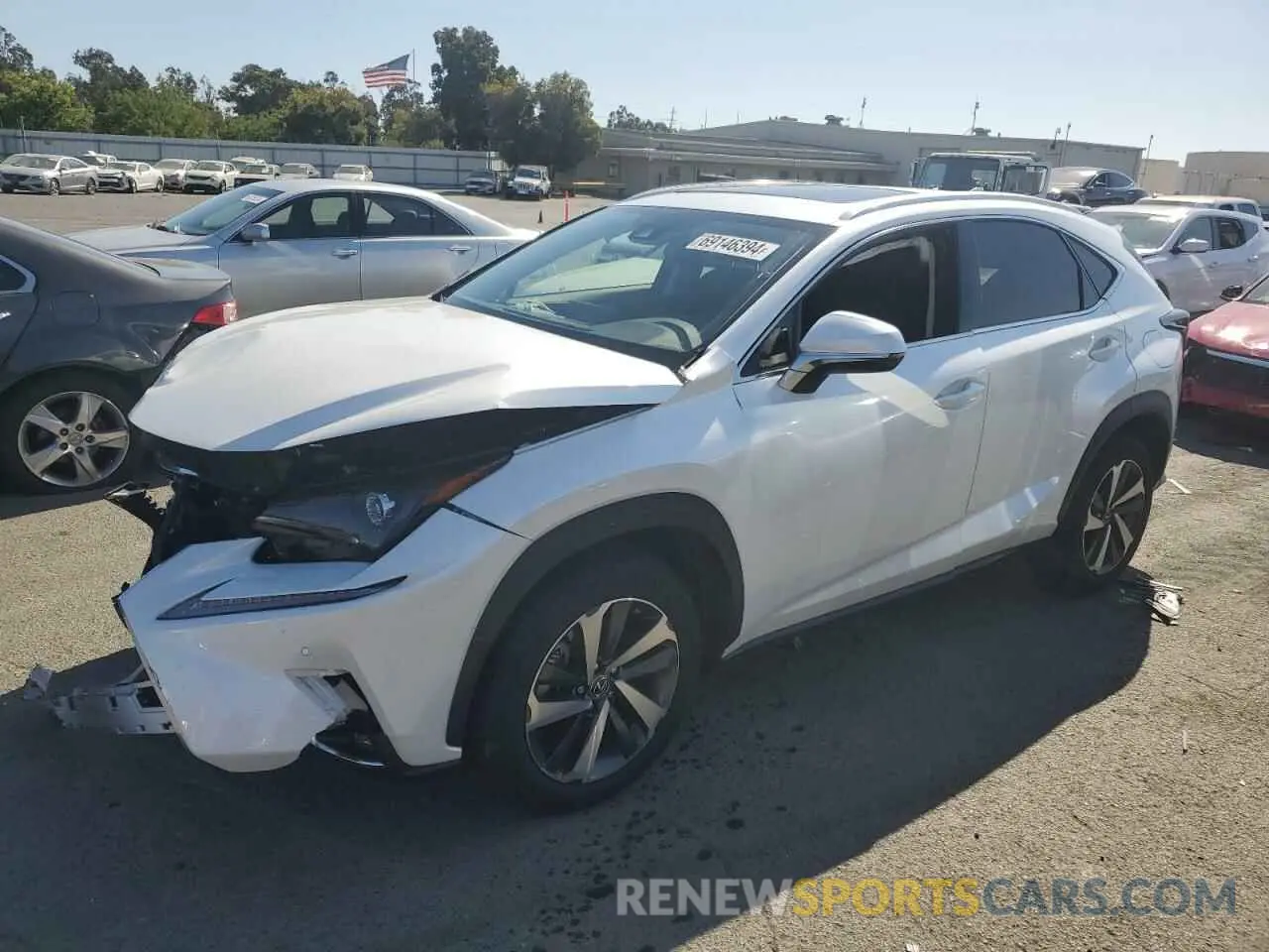 1 Photograph of a damaged car JTJGARBZ6L5000424 LEXUS NX 2020