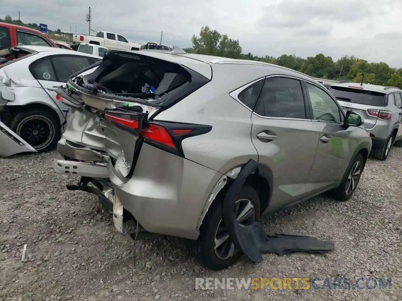 4 Photograph of a damaged car JTJGARBZ7L2159406 LEXUS NX 2020