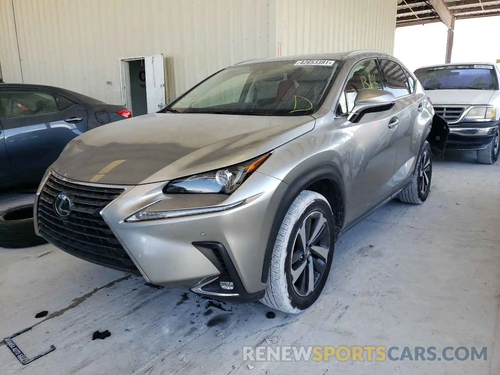 2 Photograph of a damaged car JTJGARBZ7L5012355 LEXUS NX 2020