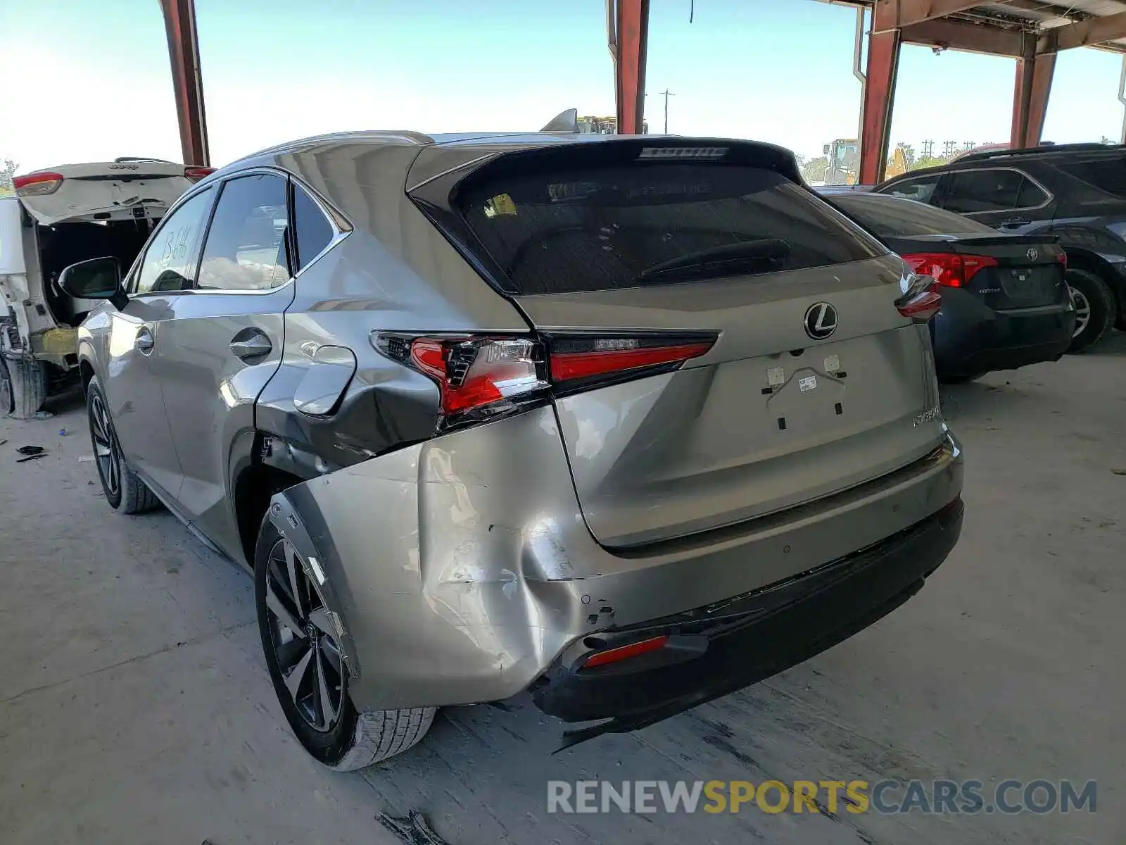 3 Photograph of a damaged car JTJGARBZ7L5012355 LEXUS NX 2020