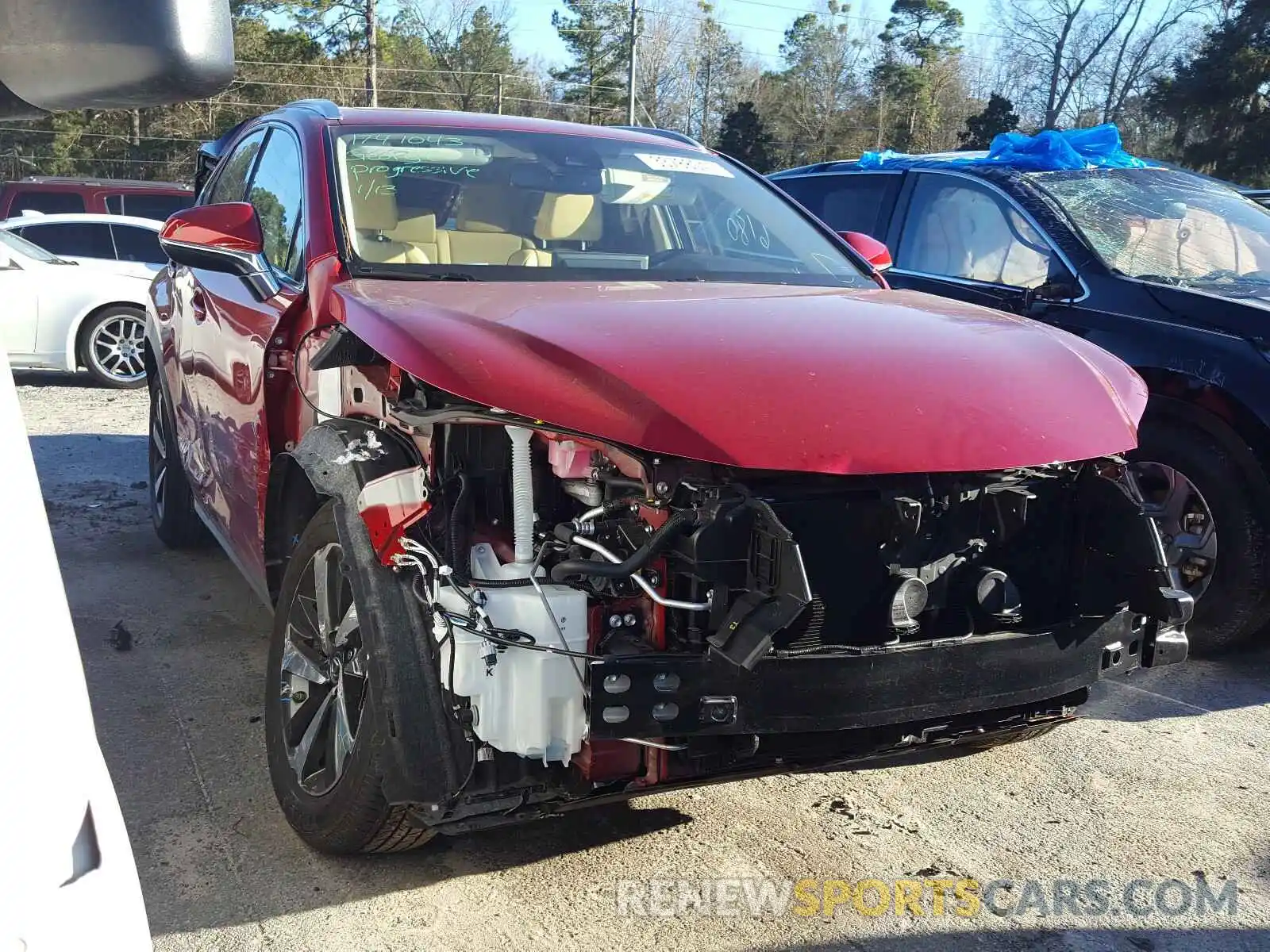 1 Photograph of a damaged car JTJGARBZ7L5014185 LEXUS NX 2020