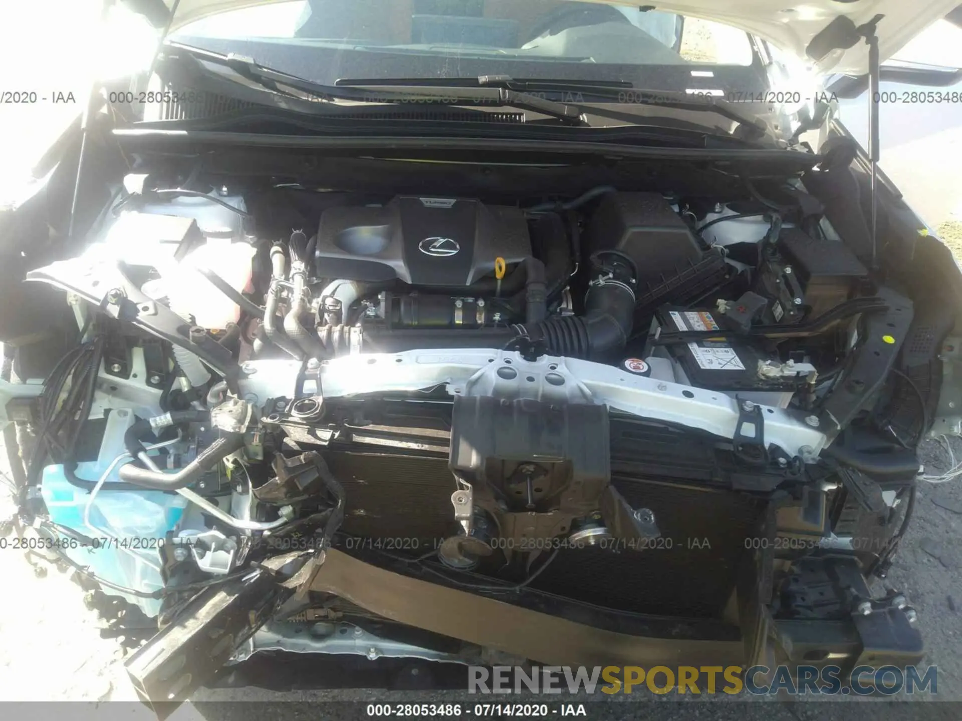 10 Photograph of a damaged car JTJGARBZ7L5016714 LEXUS NX 2020