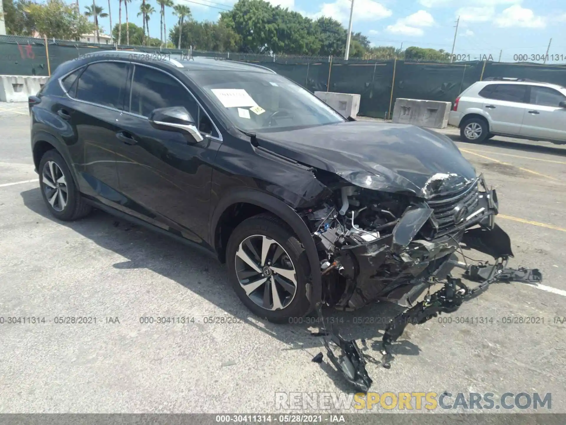 1 Photograph of a damaged car JTJGARBZ8L2162931 LEXUS NX 2020