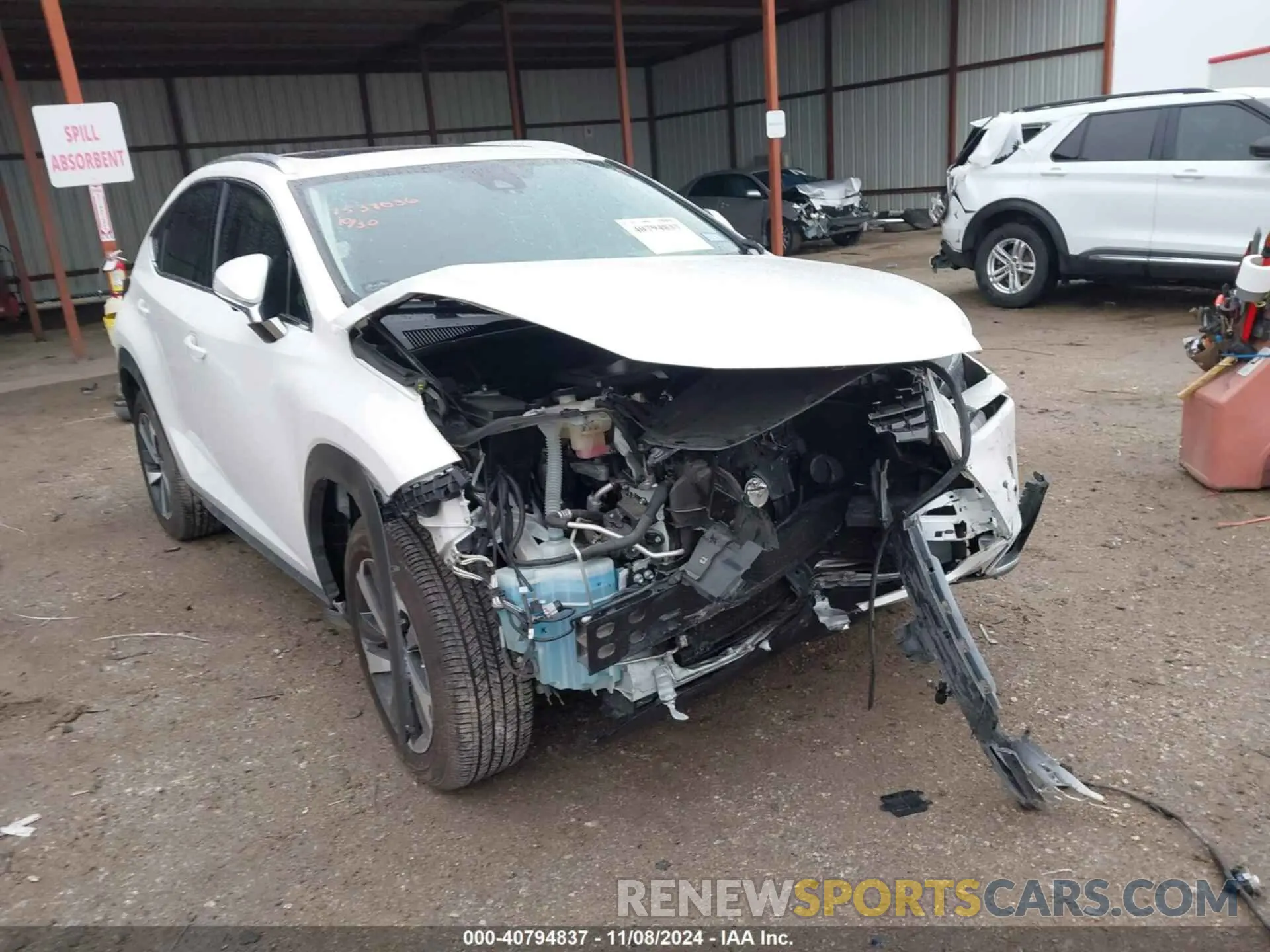 1 Photograph of a damaged car JTJGARBZ9L5013149 LEXUS NX 2020