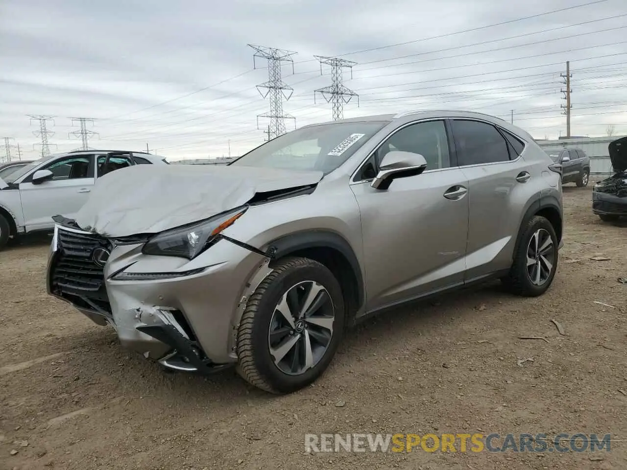 1 Photograph of a damaged car JTJGARDZ0L2223900 LEXUS NX 2020