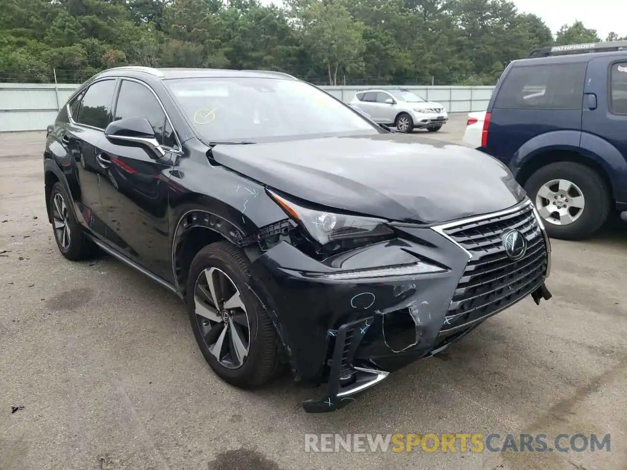 1 Photograph of a damaged car JTJGARDZ0L5014428 LEXUS NX 2020