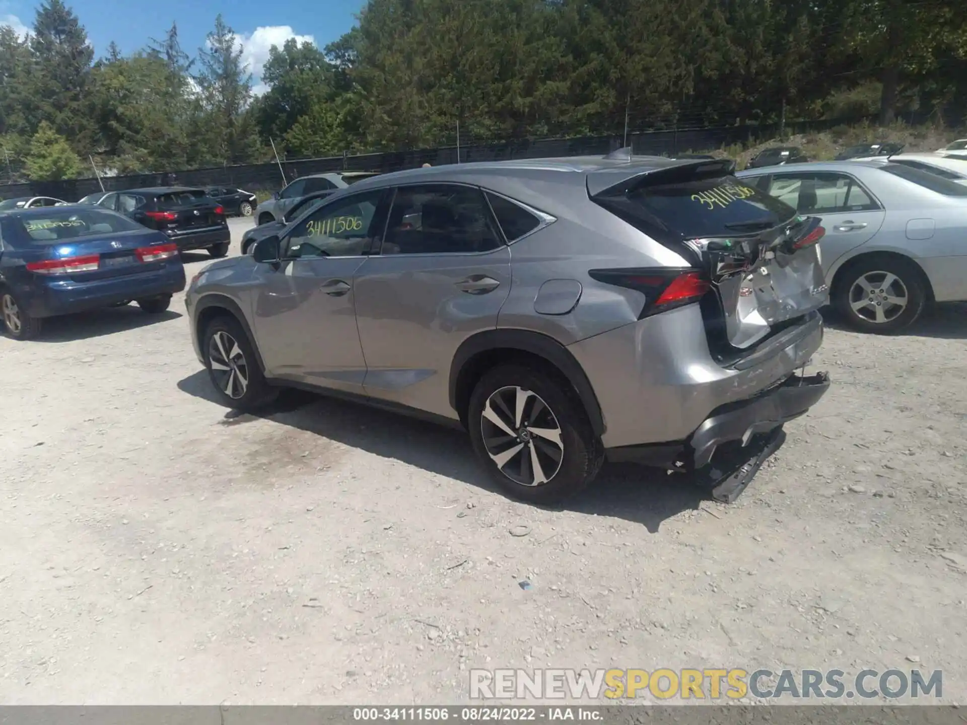 3 Photograph of a damaged car JTJGARDZ1L5007942 LEXUS NX 2020